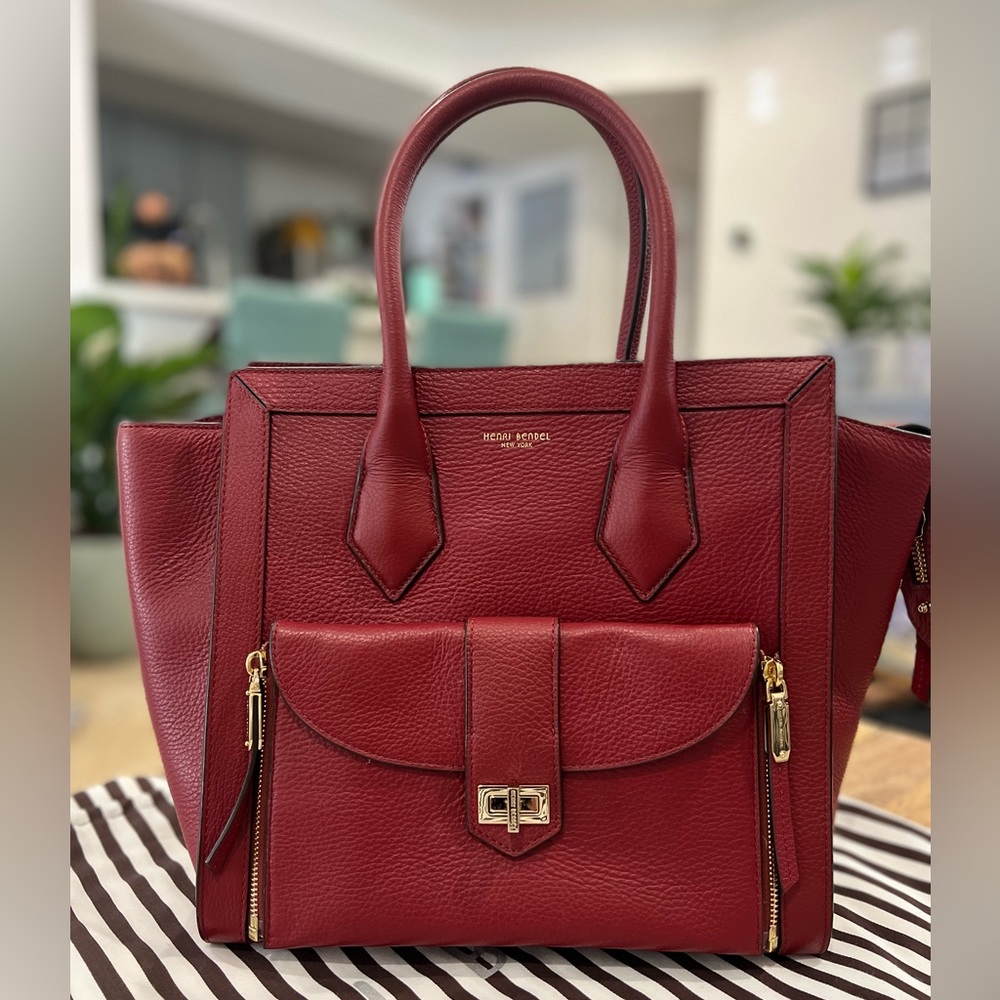 Henri Bendel Rivington Red tote